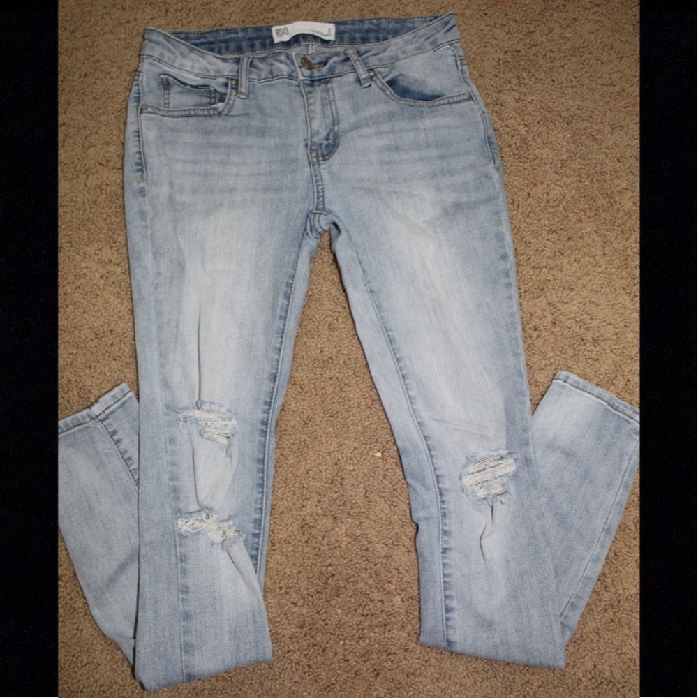 Light Blue Destroyed Jeans (RSQ/Tillys)